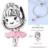 Inlaid Zirconium Sun 925 Silver Travel Balloon Butterfly Love Family Sister Heart Charm Fits Women Jewelry