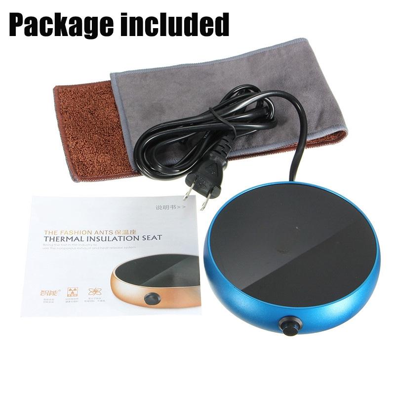 5 Colors Electric Heating Coasters Water Heater Portable Desktop Coffee Milk Tea Warmer Heater Cup Mug Warming Trays 220V-250V