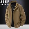 JEEP SPIRIT Herrjacka med ståkrage, casual för utomhusbruk
