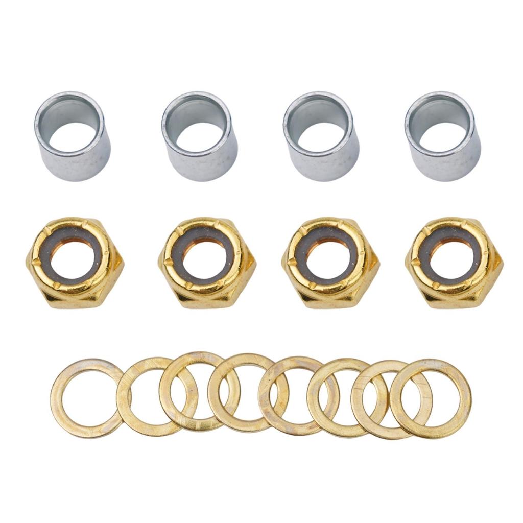 High Quality Skateboard Bearing Washer Nut Set Reduces Bearing And Nut Friction