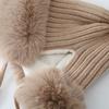 Fluffy Plush Antler Hat Winter Cycling Hat New Velvet Bucket Hat  Women