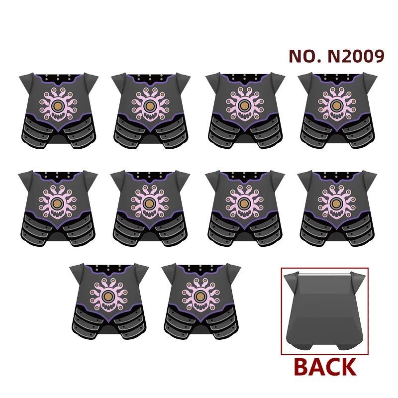 MOC Medieval Red Lion Black Eagle Castle Soldier Knight Horse Mount Building Block Military Figure Vest Armor Flag Toy Gift B036