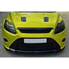 GSRECY Universal Hood Vent Scoop Kit Air Flow Intake Louvers Hood Trim Cover Compatible with Focus RS ST MK2 Style (Carbon Fiber Look)