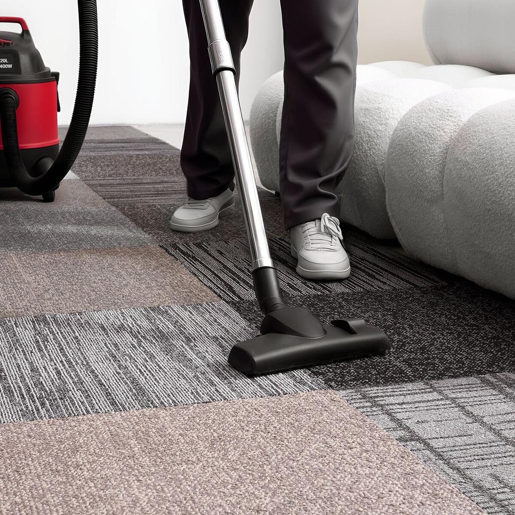 Carpet Tiles Reusable 508 x 508 mm, 24 PCS Modular Carpet Square Rug, Commercial Floor Soft Padded for Seamless Cover 6.2, Easy DIY Replacement for