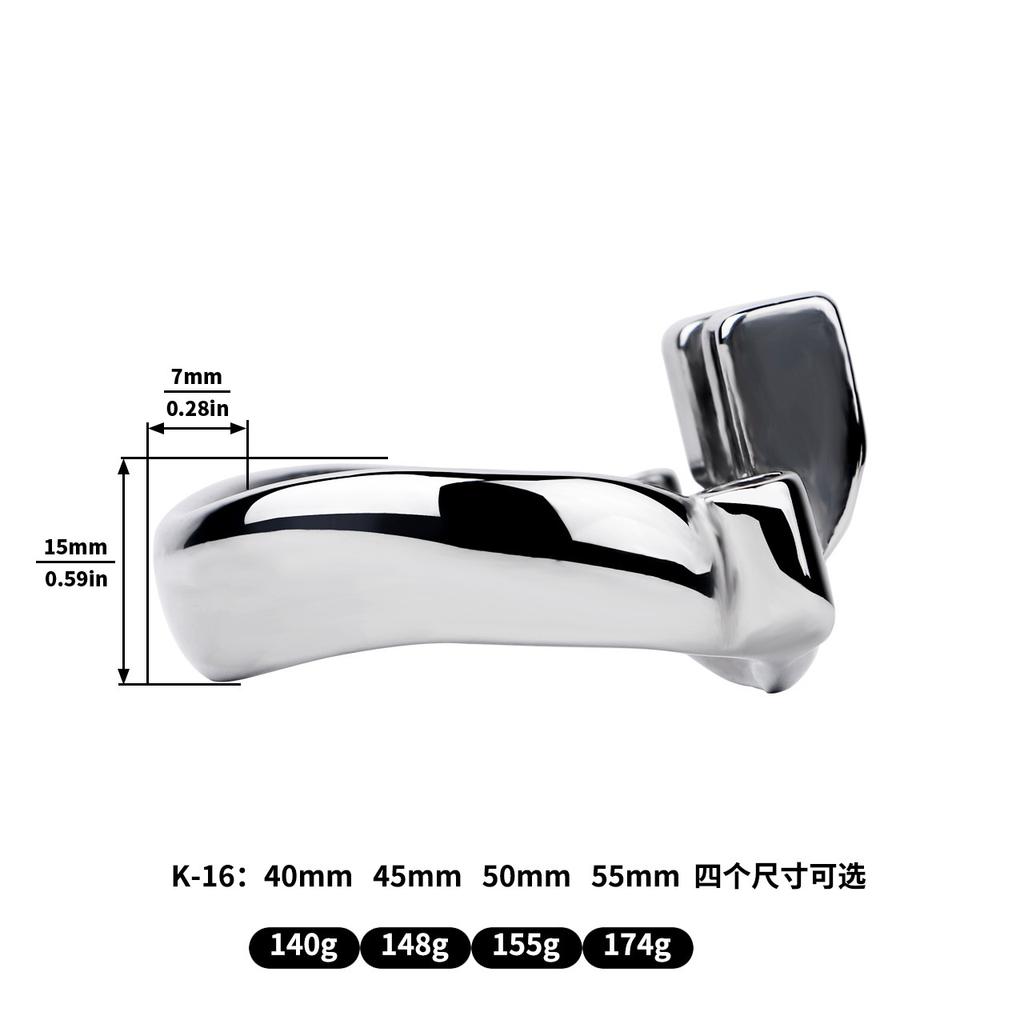 Stainless Steel CB Lock Metal Chastity Lock Male Penis Cage Chastity Sex Toys Cock Ring Urethral Chastity BDSM