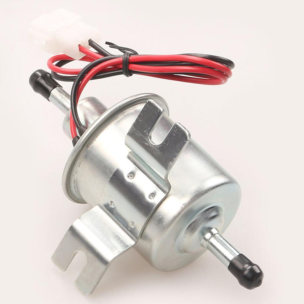 Electric Fuel Pump 12V Universal Low Pressure Built-in Check Valve Transfer Inline Fuel Pump For Carburetor