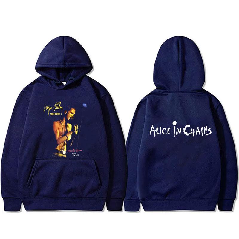 Rockband Alice in Chains Layne Staley Grafik Hoodie Herren Damen Punk Übergroß Klassische Streetwear Männlich Vintage Lässige Hoodies