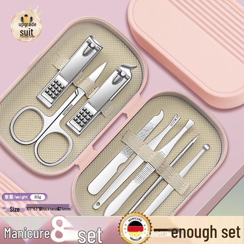 Spot Stainless Steel Nail Clipper & Manicure Set (8-14 Pieces)