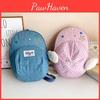 Creative And Cute Star Embroidered Wing Checkered Pattern Hat Backpack Shaped