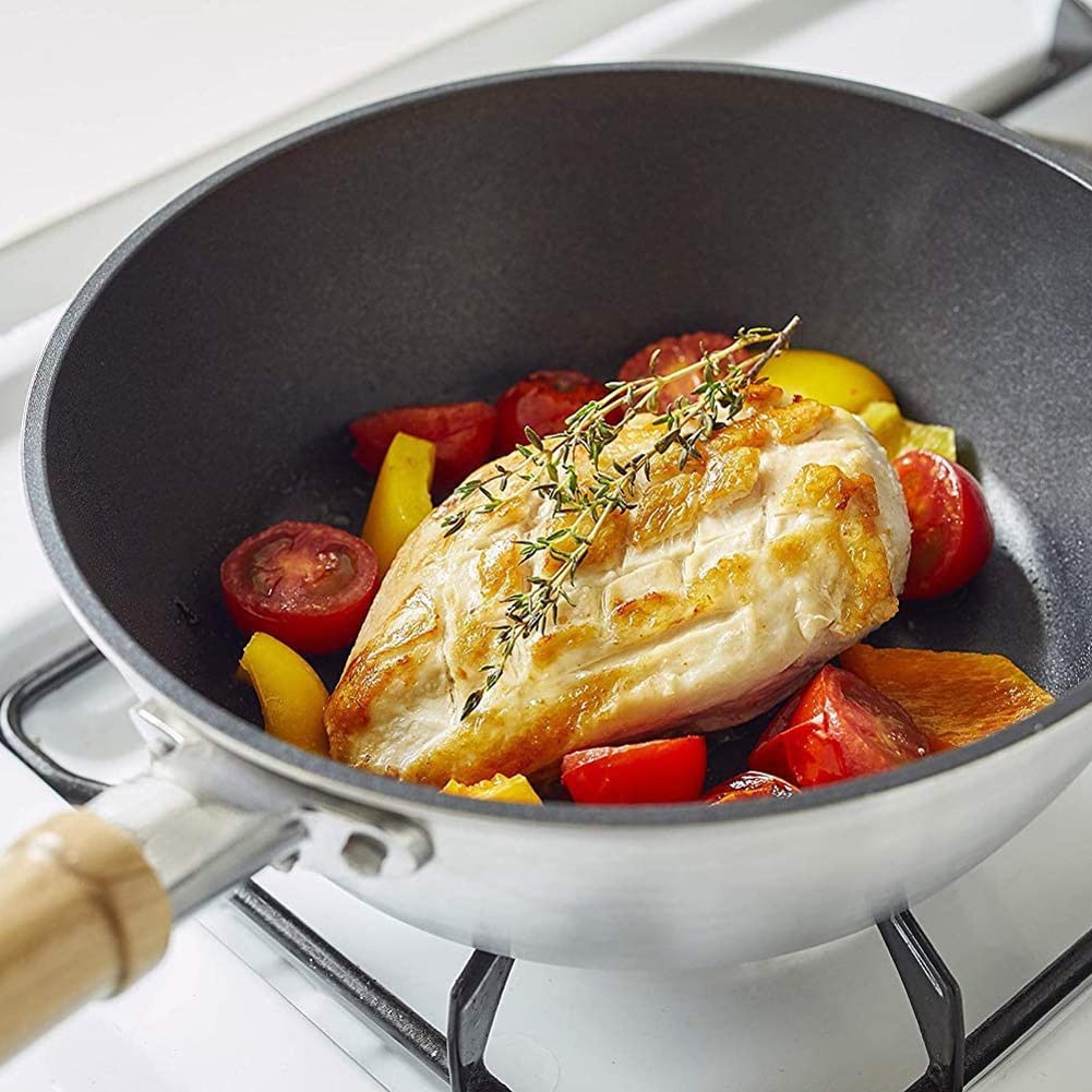 Urushiyama Metal Industry Frying Pan with Glass IH Made In Multi Deep Itaru 20cm 20005 One-handed Lid, Compatible, Japan, Pan,