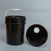 10 Buckets and 10 Lids, Black (4.4 Gallon) - Plastic Material,20L Plastic Barrel Car Bucket, Kimchi Bucket