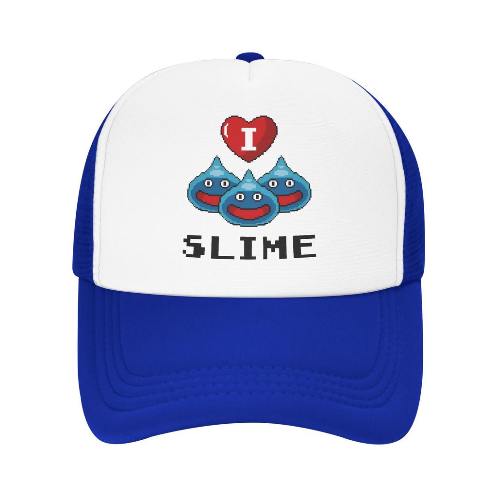 Dragon Quest slime Foam Trucker Hat Unisex Cooling Breathable Mesh Golf Cap Hat Sturdy Sun Hat Adjustbale