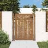 Garden Gate 105x155 Cm Corten Steel Bamboo Design