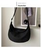 Women's Trendy Large Capacity Crossbody Bag - Autumn/Winter 2021, Casual Lightweight Oxford Cloth, Korean Style Dumpling Design