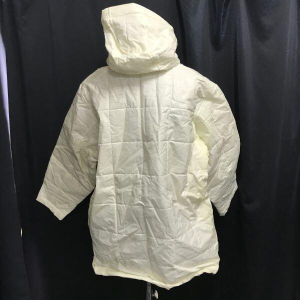 USED/Made in Japan 23KU SPORT Bench Coat Winter Jacket F Women White Padded Outerwear
