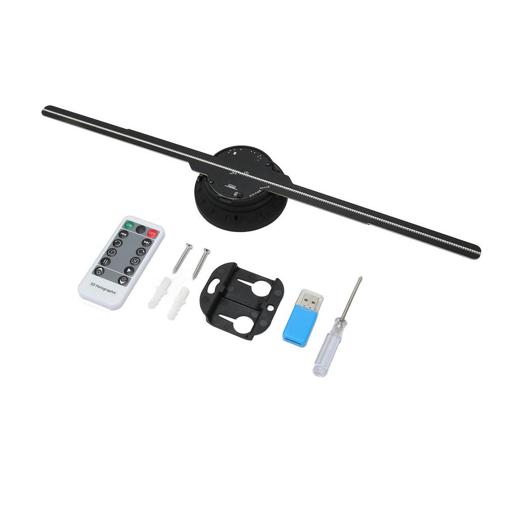 3D Hologram Fan 512x234P Resolution 234 LED Beads 16.5in Hologram Advertising Machine for Party