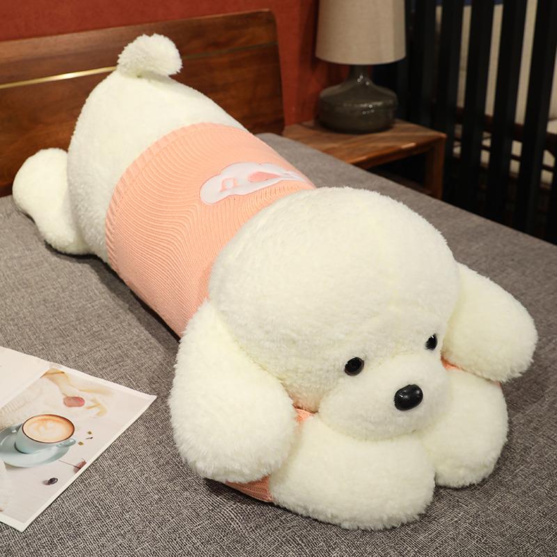 Big Size Cute Poodle Plush Doll Stuffed Soft Animal Dog Puppy Toy Baby Room Decoration Kawaii Birthday Christmas Gift for Kids