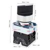 10pcs XB2-BD33 Self-locking Self-resetting Three-position Rotary Switches For Electrical Equipment Accessories