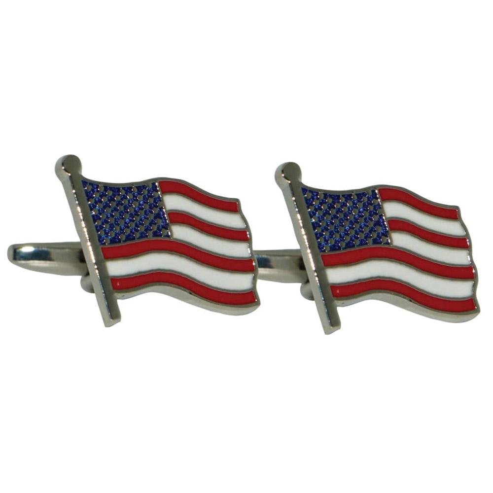 Gdesign USA Flaggen Knopf Manschettenknöpfe