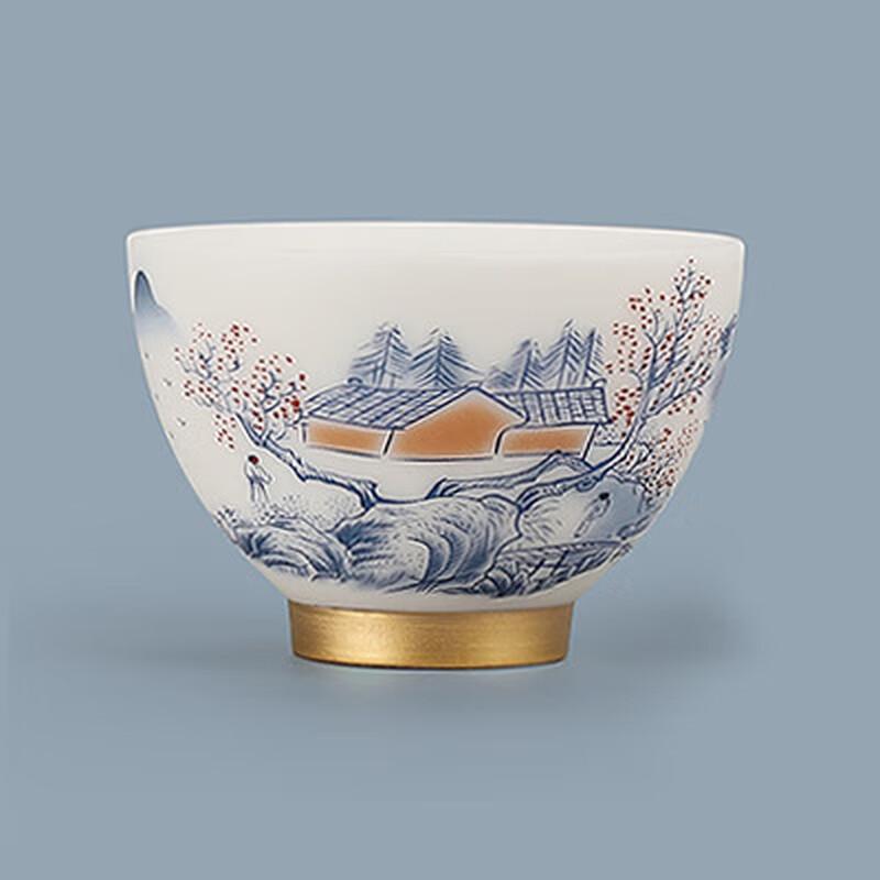 

Mutton-Fat Jade White Porcelain Master Tea Cup