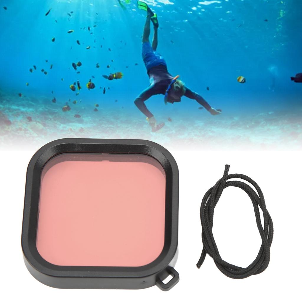 Dive Filters for 10 11 Black Waterproof Housing Case Quadrate Color Correction for Underwater Photography
