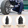 Emergency Tire Repair Kit - Easy To Use Synthetic Rubber Plugs with Tool Puncture Sealant for Cars Motorcycles, Bicycles, Trucks