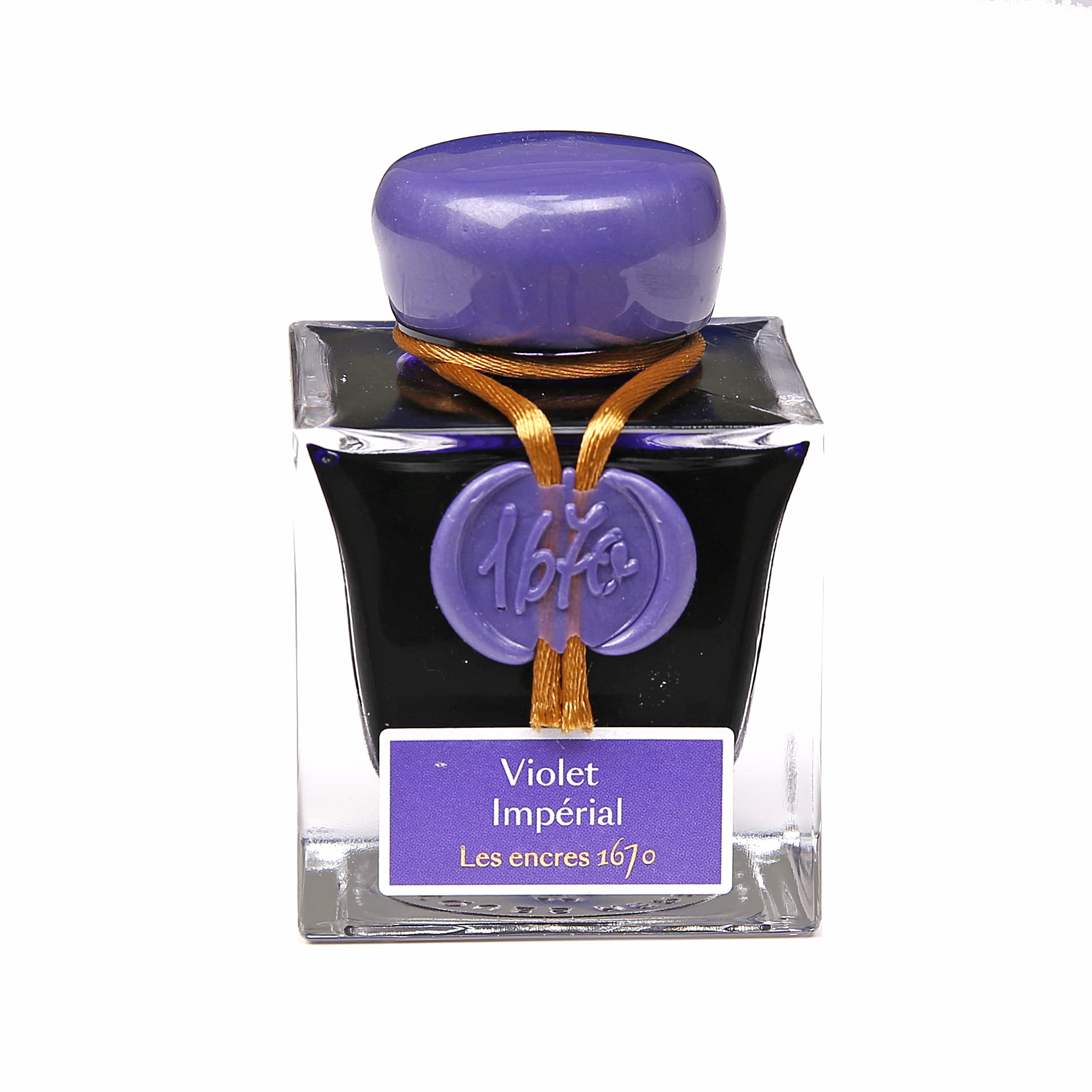 

Herbin Anniversary Ink 1670 with Gold Nanoparticles for Fountain Glass and Dip Violet Imperial (50ml) Pens, Pens, Pens, (HERBIN hbj15076)