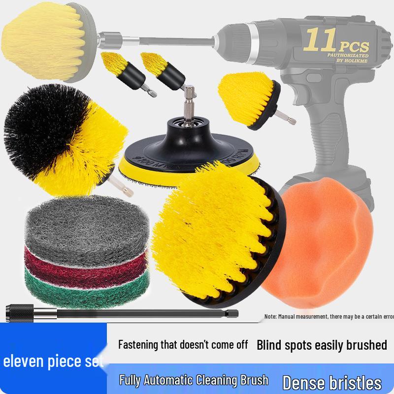 Electric Drill Brush Set for Floor, Car & Home Cleaning