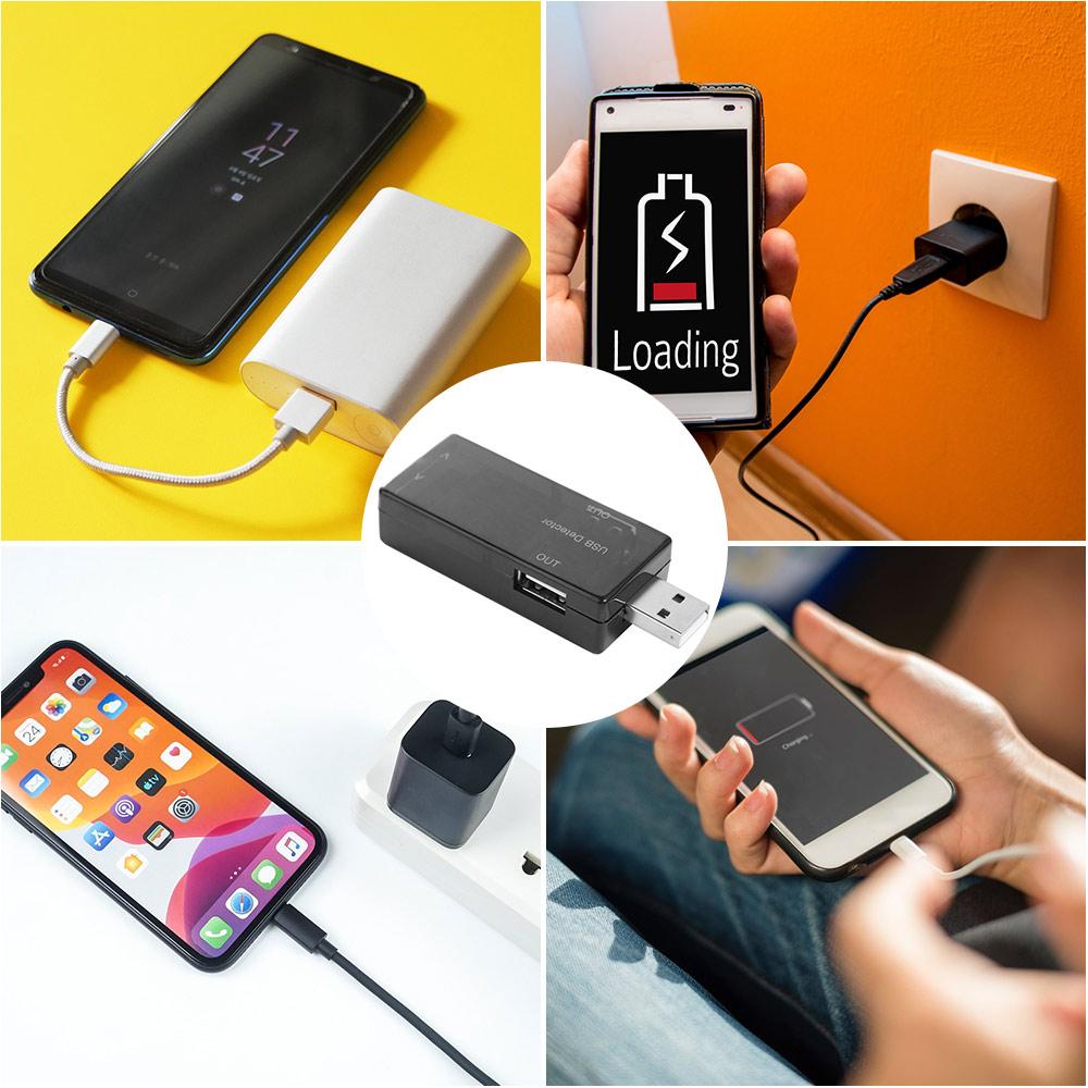 Ammeter USB Charger Tester Mobile Power Detector Voltage Current Meter Battery Capacity Tester