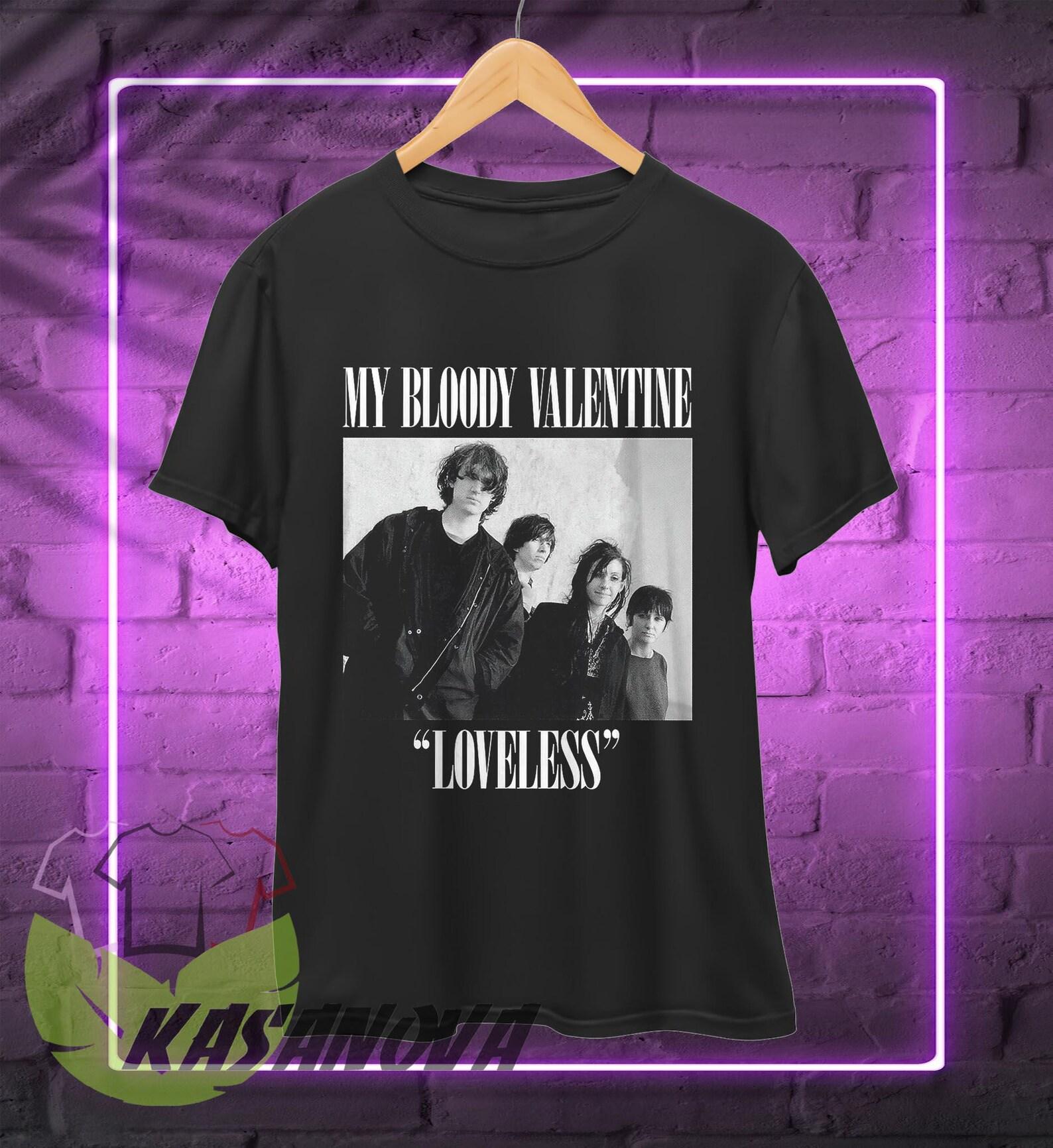 My Bloody Valentine Loveless T-Shirt, Retro Rock Band Music Merch Shirt S