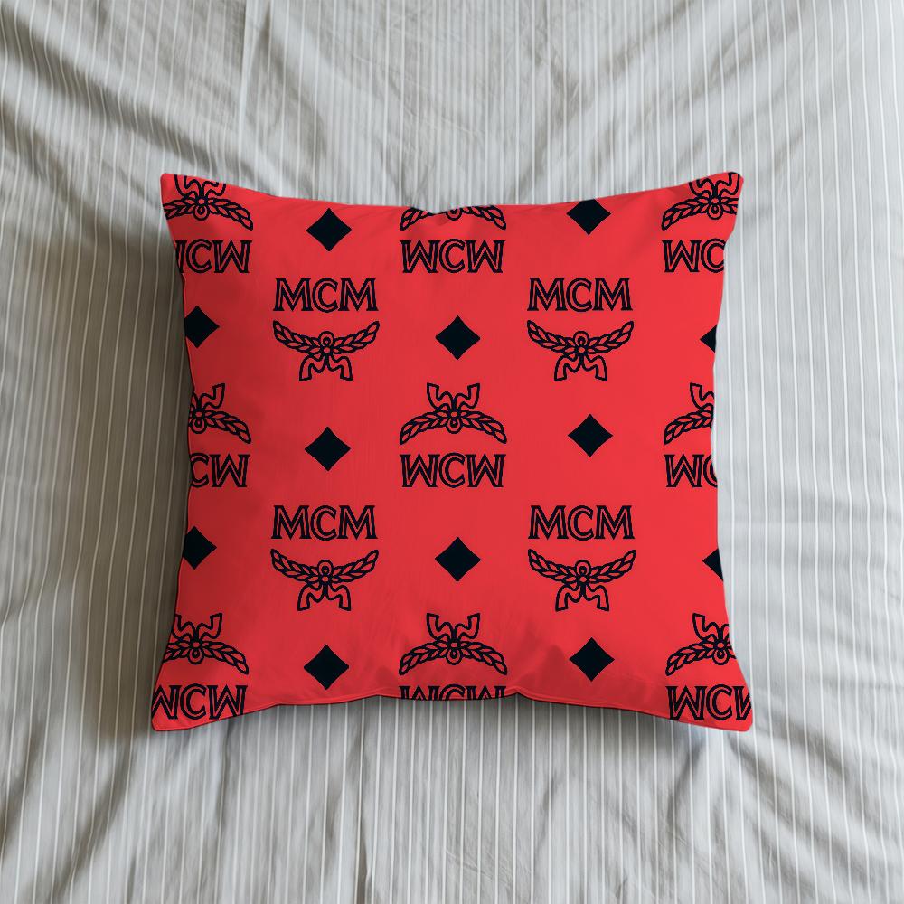 Cushion Cover Soft Case Cool Sofa Logo Living Room Home M-M-M-mCMS-ES Comfortable Fashion Office Decor Protective Pillow