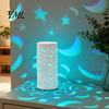 USB Powered Night Light Butterfly Projector Lamp, RGB 16 Colors Decorative Lamp with Remote Ambient Projection Control, Hollow-out LED for Bedroom