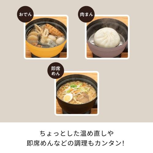 Recolte Electric Cooker, Co-Pot, 5-in-1 Cookware: Simmer, Stir-Fry, Steam, and Fry. Serves 1-2 People. 20cm Pot Size, 500W Low Power Consumption, Powe