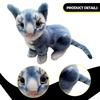 Cat Toy Doll Cartoon Home Decoration Realistic Stuffed Animal Long Tails for Family Boys Girls