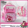 Disney Backpack for Primary School Boys Grades 1-4, Lightweight Spine-Protecting Shoulder Bag for Children