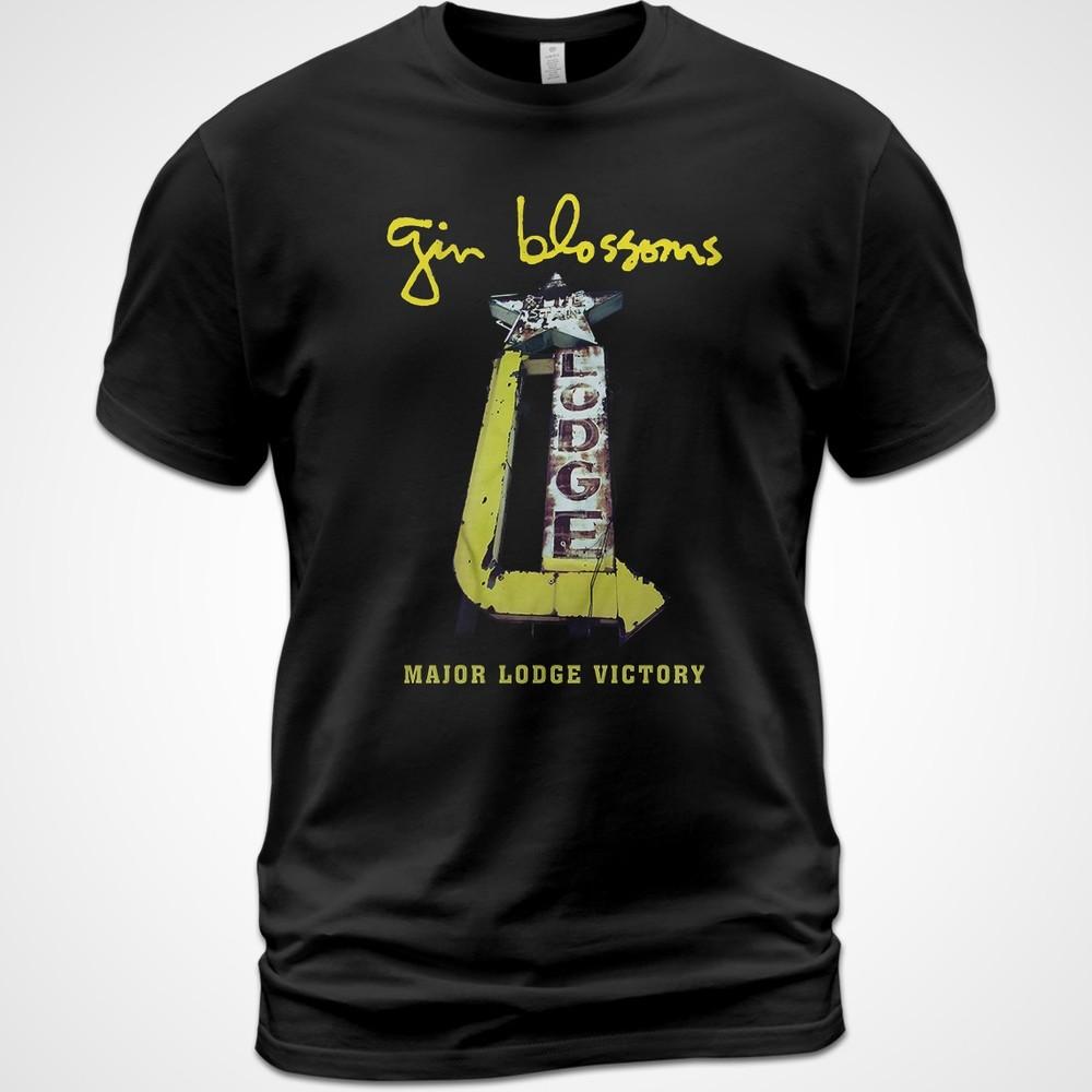 Хлопковая футболка Gin Blossoms Major Lodge Victory Album Tee Джесси Валенсуэла Унисекс футболка S