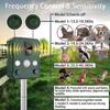 Solar Ultrasonic Repeller With IP65 Waterproof Rating For Pet Mole Repellent And Garden Pest Control Applications