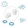 12Pcs Drain Screw Gasket Marine Lower Unit Seal 12-19183K02 18-2244 Compatible for Mercury-Marine 12-19183-3 12-19183Q02