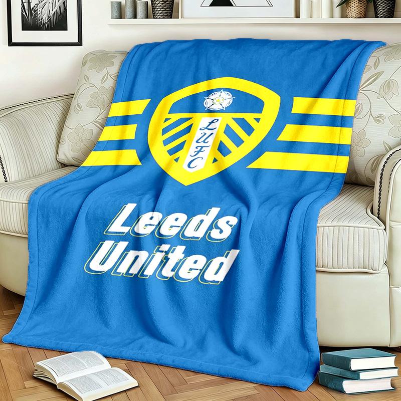 Leeds United Football Club Theme Blanket Suitable For Beds Sofas And Camping Perfect For Both Men And Women Comfortable Bedding All Year Round