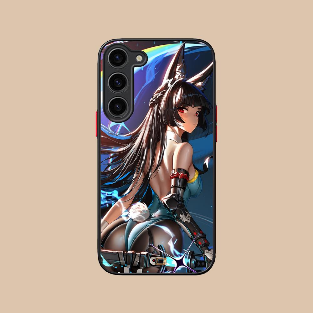 Zenless Zone Zero Hoshimi Miyabi Phone Case for Samsung Galaxy S25 S24 S23 S22 S21 Plus FE Ultra Colorful Silicone Cover Pretty