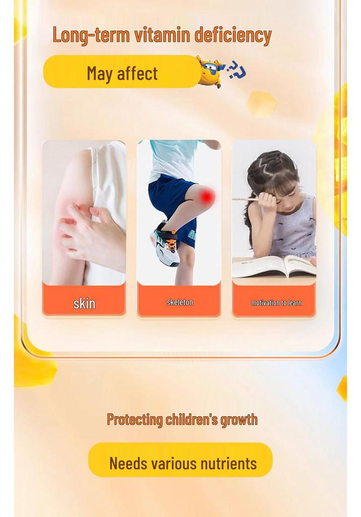 Tangchen Beijian Children's Multivitamin Chewable Tablets, Ages 4-10