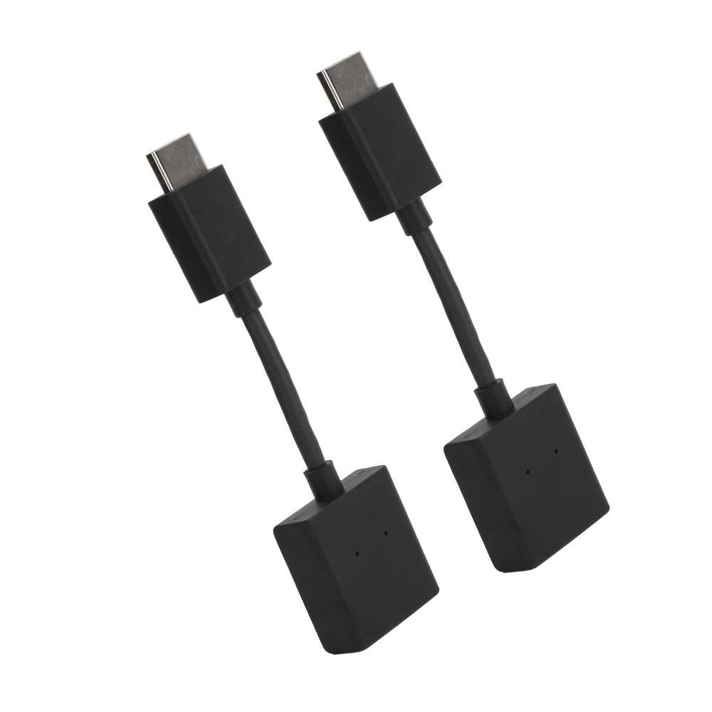 2PCS Adjustable Flexible Connector 19+1 Standard HD 2.0 HD Extender Cord  for Set‑top Boxes