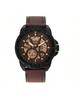 Bronson Automatic Brown LiteHide™ Leather Watch - ME3219 - Fossil