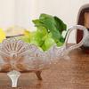 European Fruit Plate, Alloy Household Peacock Pattern Plate, Gold Snack Plate, Candy Plate Home Tabletop Living Room Decoration