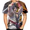 Fun fighting game creative 3D printed short sleeved T-shirt with fashionable, cool and trendy personality