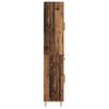 Wall Mounted Highboard Reclaimed Wood Look 69.5 x 34 x 180 cm Engineered Wood