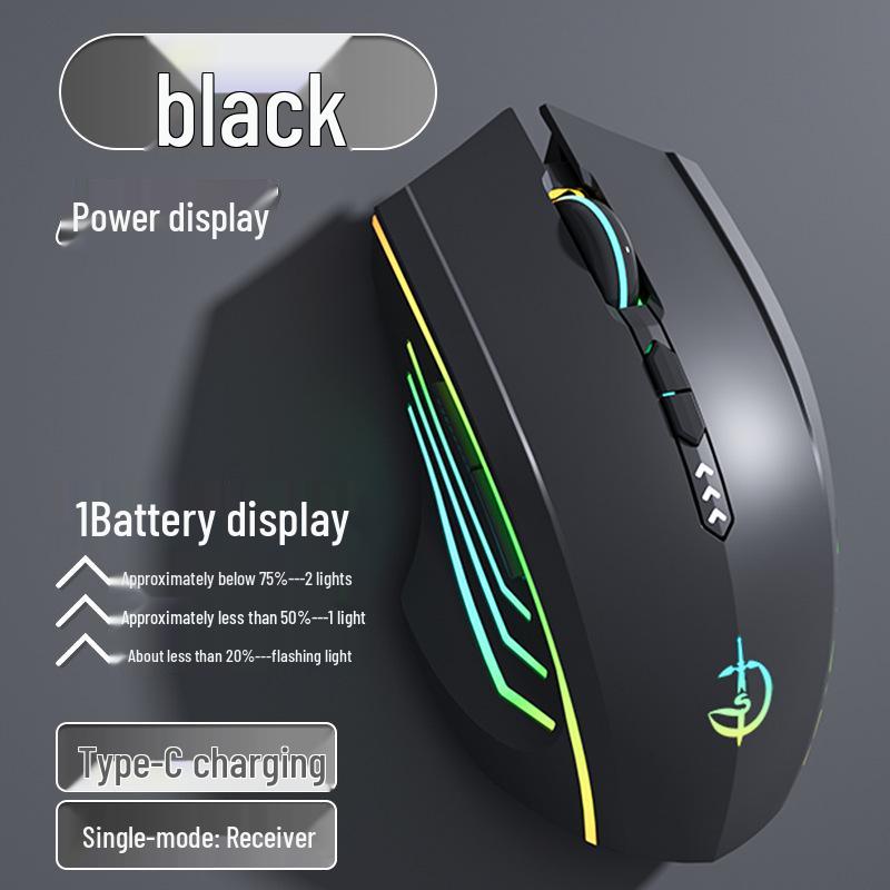 Rechargeable Silent Wireless Bluetooth Gaming Mouse for Desktop and Laptop (Men & Women)