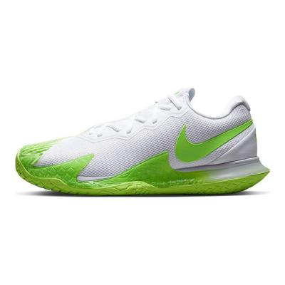 حذاء رياضي Court Zoom Vapor Cage 4 Rafa Lime Glow للرجال باللون الأخضر والأبيض Obsidian DD1579-100