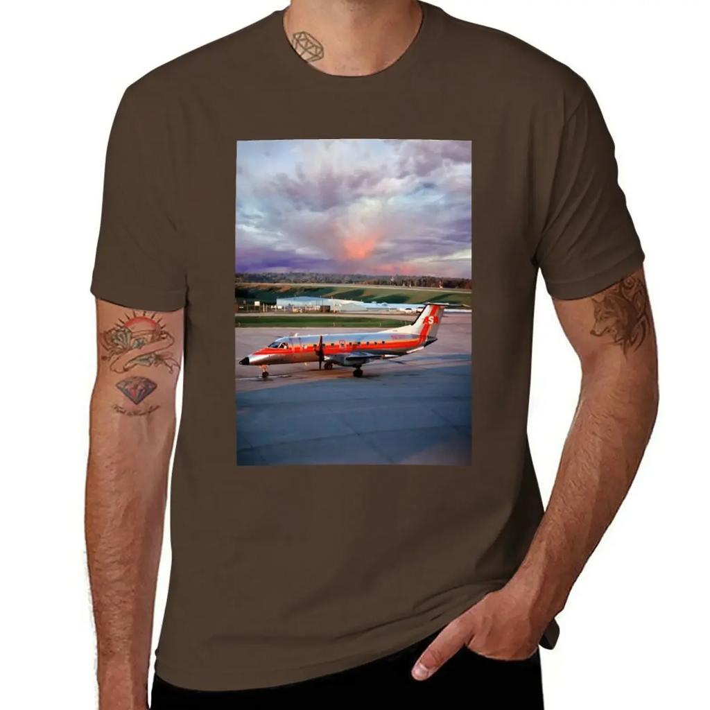 Embraer EMB-120RT Atlantic Southeast Airlines T-Shirt oversized tops plain t shirts for men