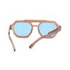 Vintage Double Bridges Eyeglasses Square Sunglasses Fashion Luxury Brand Designer Eyewear UV400 Protection